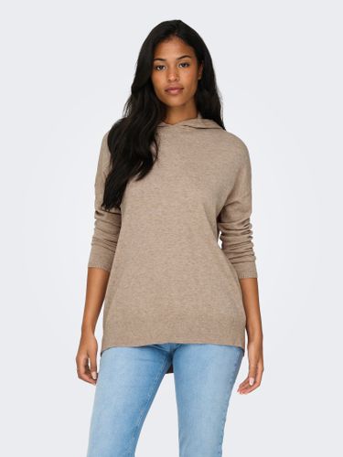 Loose Hooded Knitted Pullover - ONLY - Modalova