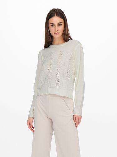 Textured Knitted Pullover - ONLY - Modalova