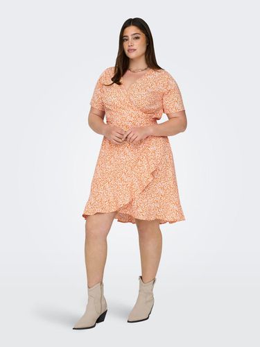 Curvy Mini Wrap Dress - ONLY - Modalova