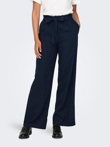 Linen Belt Trousers - ONLY - Modalova