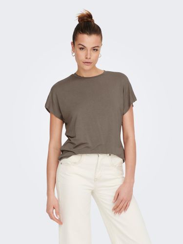 Solid Colored T-shirt - ONLY - Modalova