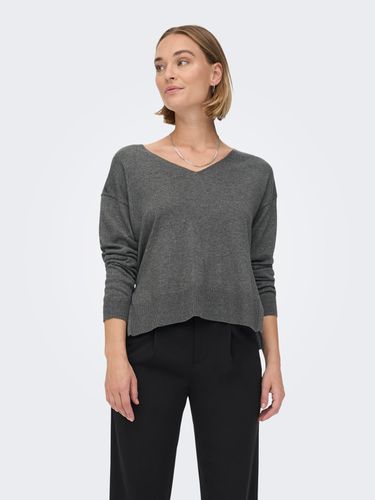 Slit Detailed Knitted Pullover - ONLY - Modalova