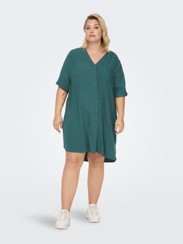 Camisa Túnica Talla Grande 2/4 Vestido - ONLY - Modalova