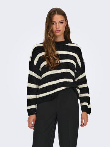 Striped Knitted Pullover - ONLY - Modalova