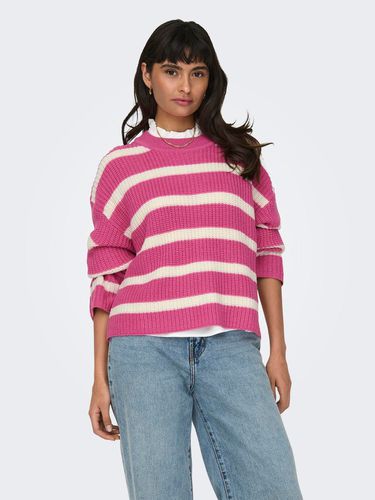 Striped Knitted Pullover - ONLY - Modalova
