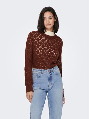 Knitted Pullover With Pattern - ONLY - Modalova