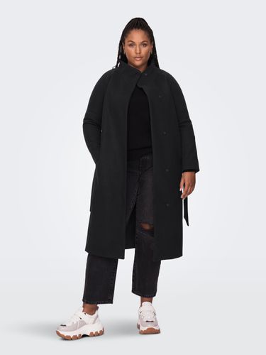 Curvy Highneck Coat - ONLY - Modalova