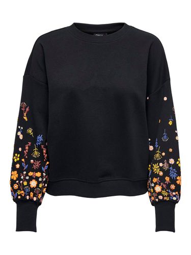 Tall Cropped Sweatshirt With Print - ONLY - Modalova
