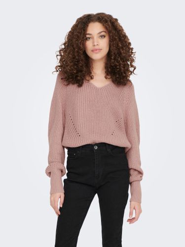 V-neck Knitted Pullover - ONLY - Modalova