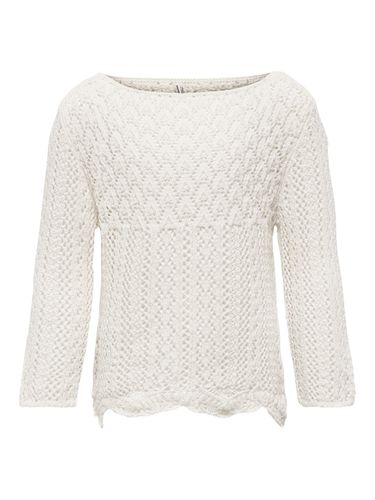 Patterned Knitted Pullover - ONLY - Modalova