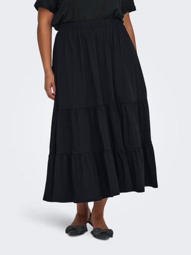 Curvy Maxi Skirt With Frills - ONLY - Modalova