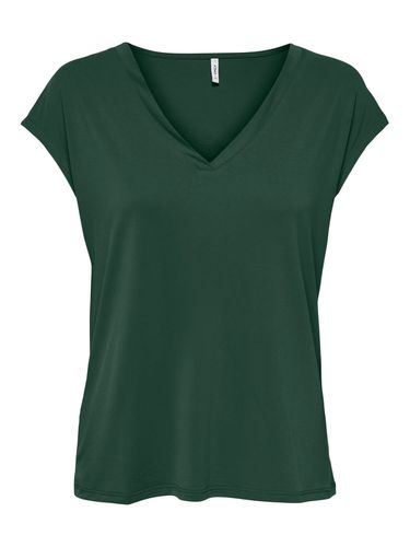 V-neck Top With Short Sleeves - ONLY - Modalova