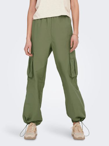 Mid Waist Cargo Pants - ONLY - Modalova