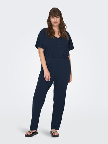 Curvy Solid Color Jumpsuit - ONLY - Modalova
