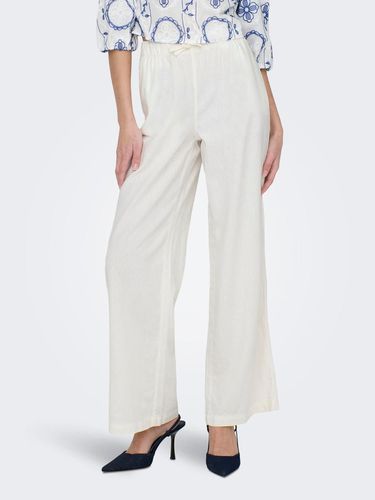 Pantalones Corte Loose Cintura Media - ONLY - Modalova