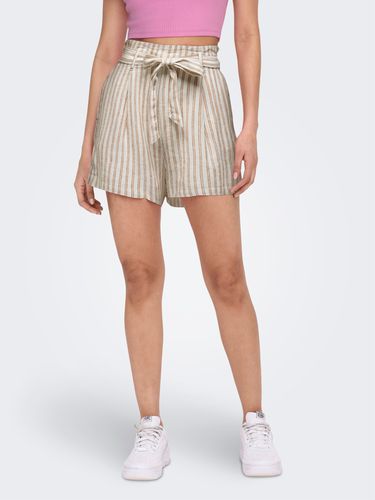 Shorts Corte Regular Cintura Alta - ONLY - Modalova