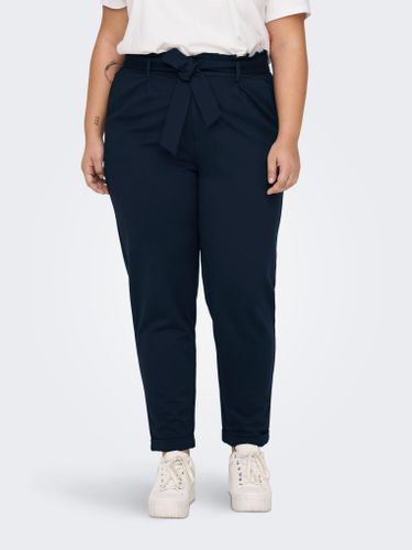 Curvy Trousers With Belt - ONLY - Modalova
