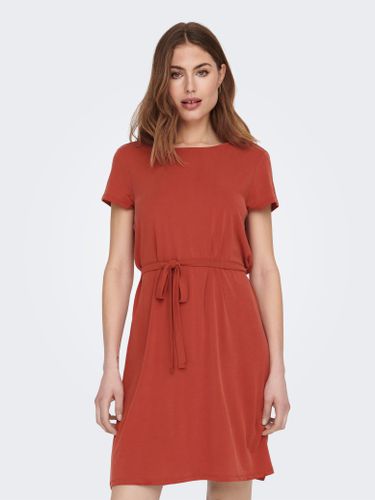 Regular Fit O-neck Short Dress - ONLY - Modalova