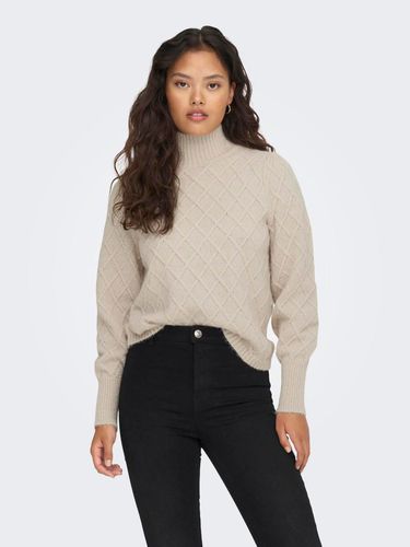 Knit Pullover With High Neck - ONLY - Modalova