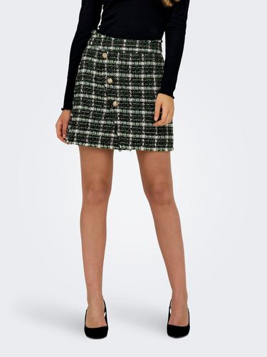 Checked Mini Skirt - ONLY - Modalova