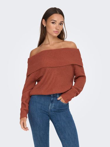 Off Shoulder Knitted Pullover - ONLY - Modalova