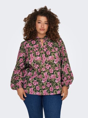 Curvy V-neck Top - ONLY - Modalova