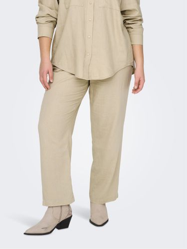 Curvy Linen Trousers - ONLY - Modalova