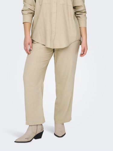 Curvy Linen Trousers - ONLY - Modalova