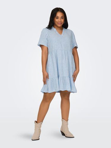 Curvy Mini V-neck Dress - ONLY - Modalova