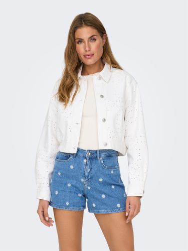 Cropped Embroidered Jacket - ONLY - Modalova