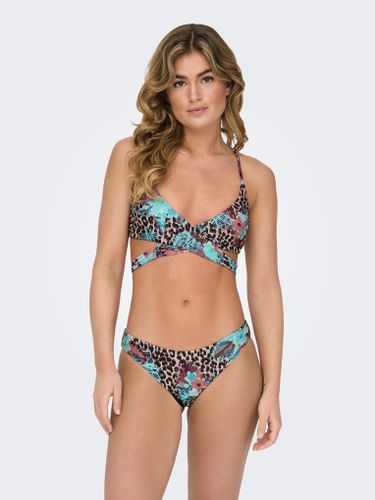 Leopard Printed Bikini Top - ONLY - Modalova