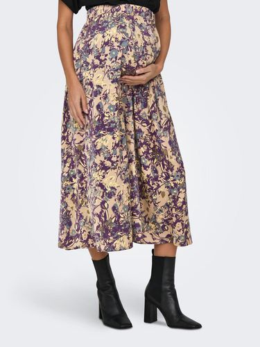 Mama Midi Skirt With Print - ONLY - Modalova