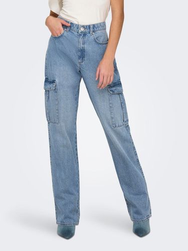 Straight Fit High Waist Jeans - ONLY - Modalova
