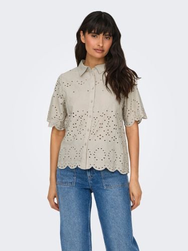 Broderie Anglaise Shirt - ONLY - Modalova