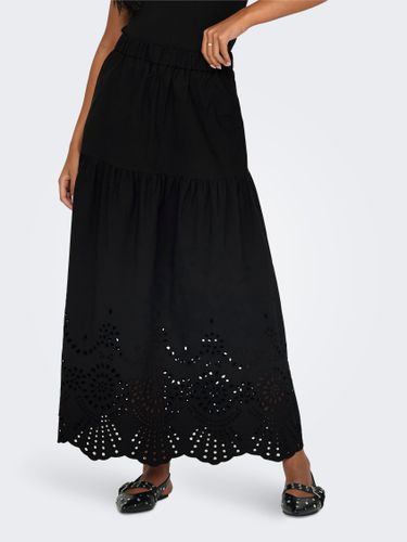 Maxi Skirt With Embrodery Anglaise - ONLY - Modalova