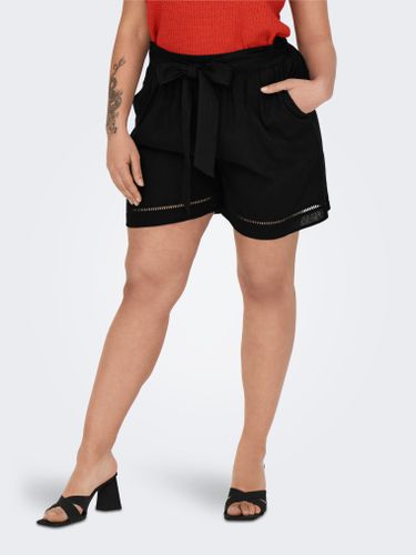 Curvy Tie Belt Shorts - ONLY - Modalova