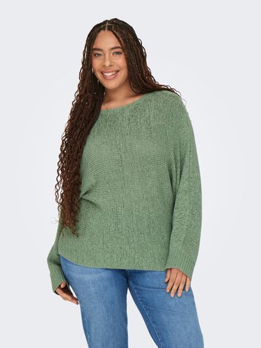 Curvy O-neck Knitted Pullover - ONLY - Modalova