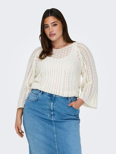 Curvy O-neck Knitted Pullover - ONLY - Modalova