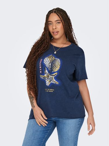 Curvy Printed T-shirt - ONLY - Modalova