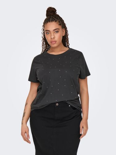 Curvy O-neck T-shirt - ONLY - Modalova