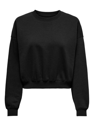 Regular Fit Round Neck Dropped Shoulders Sweatshirt - ONLY - Modalova