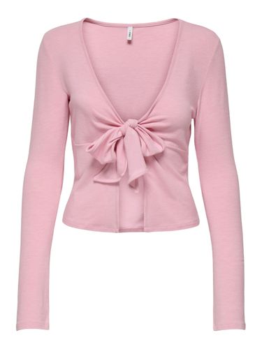 V-neck Top With Bow Detail - ONLY - Modalova