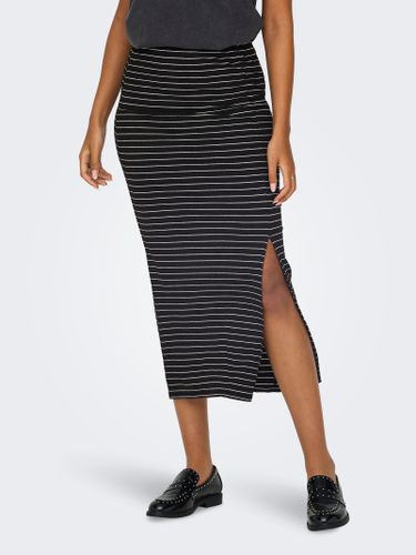Midi Skirt With Stripes - ONLY - Modalova