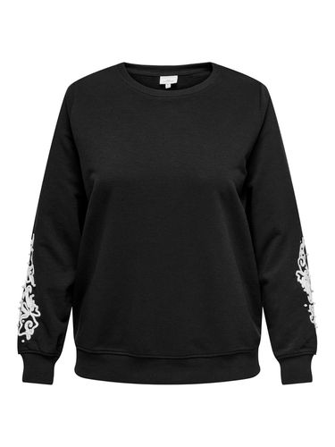 Curvy Embroidery Sweatshirt - ONLY - Modalova