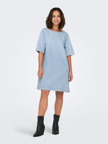 Midi Loose Fit Denim Dress - ONLY - Modalova