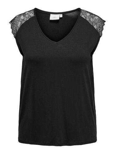 Curvy V-neck Top - ONLY - Modalova