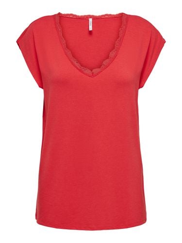 Tops Corte Regular Cuello En V Curve - ONLY - Modalova