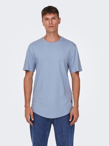 Camisetas Corte Long Line Cuello Redondo - ONLY & SONS - Modalova