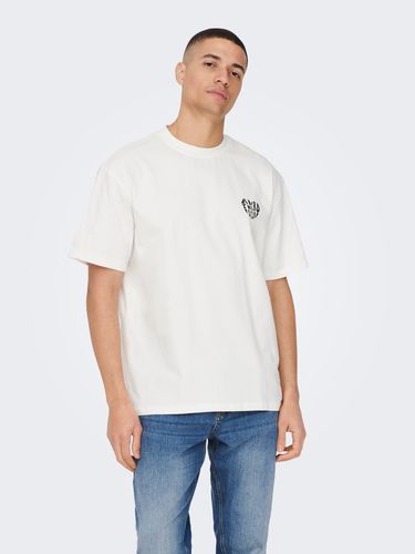 Relaxed Fit Round Neck T-shirt - ONLY & SONS - Modalova