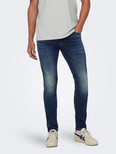 Onsloom Slim Medium Blue Jeans - ONLY & SONS - Modalova
